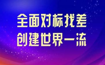 对标先进企业心得体会6篇
