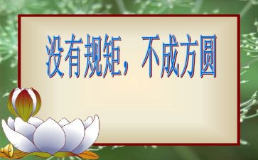 《规矩和爱》读后感7篇