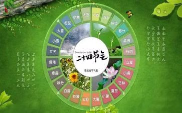 二十四节气教案优秀8篇