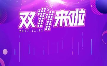 对双十一工作总结5篇