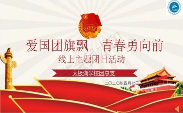 党团日活动总结精选6篇