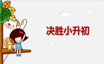 《小升初》作文优质7篇